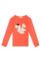 Someone Meisjes t-shirt LS - Rood - thumbnail