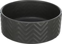 TRIXIE VOERBAK / DRINKBAK WAVE KERAMIEK GRIJS 20 CM 1,6 LTR - thumbnail