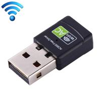 AC600Mbps 2.4GHz & 5GHz Dual-Band USB 2.0 WiFi gratis Drive Adapter externe netwerkkaart - thumbnail