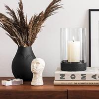 VILLEROY & BOCH - Manufacture Rock Home - Windlicht 20cm zwart - thumbnail