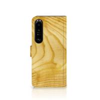 Sony Xperia 1 IV | Book Style Case | Licht Hout | Portemonnee hoesje - thumbnail