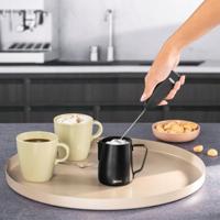 Xavax Elektrische Melkopschuimer Hand-staaf Batterijvoeding Klein Zwart - thumbnail