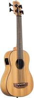 Kala U-Bass Zebrawood Fretted bas ukelele met gigbag - thumbnail