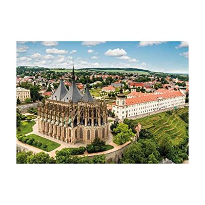 DinoToys Dino puzzel - sint barbarakerk in tsjechië - 1000 stukjes