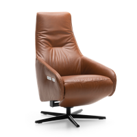 Sta-op Stoel A-100 Bruin Leer - thumbnail