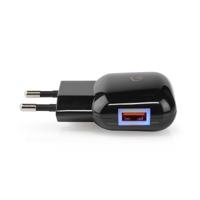 Wandlader | 3,0 A | USB (QC 3.0) | zwart - thumbnail