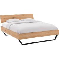 Goossens Bedframe Slade, Bedframe 140 x 200 cm hoofdbord organisch - thumbnail