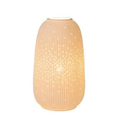 Lucide FLORES - Tafellamp - Ø 14,1 cm - 1xE14 - Wit