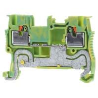 Phoenix Contact 3208139 Aardklem 3-etages 3.5 mm Snelaansluiting Groen, Geel 50 stuk(s)