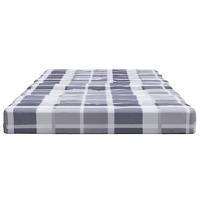 Terrasstoelkussens 2 st ruitpatroon oxford stof grijs - thumbnail