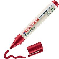 Edding edding 21 permanent marker EcoLine 4-21002 Permanent marker Rood Watervast: Ja - thumbnail