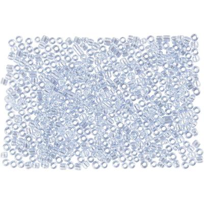 Creativ Company Rocailles, d 1,7 mm, afm 15/0, gatgrootte 0,5-0,8 mm, lichtblauw, 25 gr/ 1 doos