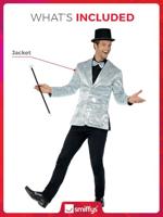 Colbert zilver pailletten - thumbnail