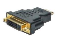 Digitus AK-330505-000-S HDMI / DVI Adapter [1x HDMI-stekker - 1x DVI-bus 24+5-polig] Zwart - thumbnail