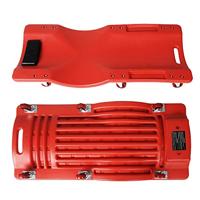 Ergonomisch gevormde Monteursbed Rood 90x40x10cm - thumbnail