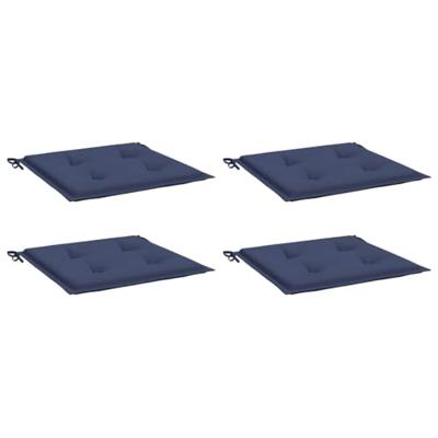 VidaXL Palletkussens 4 st 40x40x4 cm oxford stof marineblauw VidaXL Palletkussens 4 st 40x40x4 cm oxford stof marineblauw