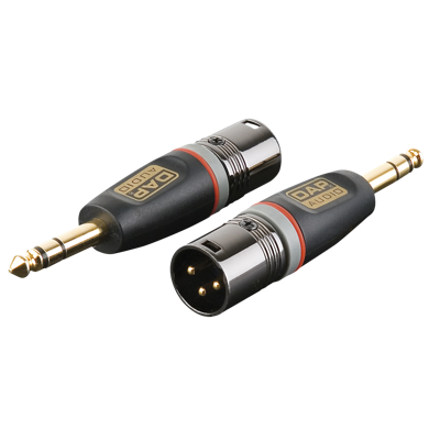 DAP Xcaliber XGA28 XLR male naar stereo jack male adapter