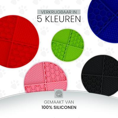 Eat Slow Live Longer Lick Mat Dimensions Circle  Grey