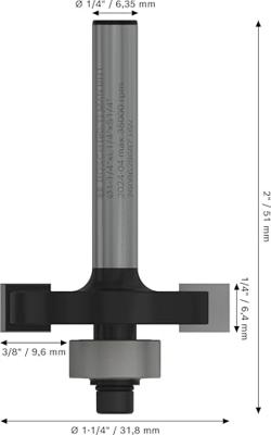 Bosch Accessories 2608629687 Groeffrees