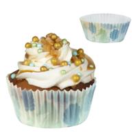 Boland Papieren cupcakevormpjes zeemeermin - thumbnail