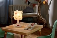 Dalber tafellamp Butterfly junior 29 x 15 cm E14 40W wit - thumbnail