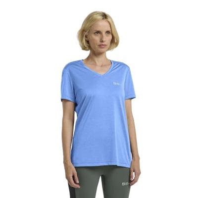 Jack wolfskin Crosstail T-shirt Dames Mid Blue S