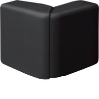 Electro Plint buitenhoek verstelbaar Zwart 55mm - thumbnail