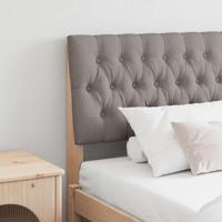 Gestoffeerd hoofdbord Taupe 180 cm Massief grenenhout - thumbnail