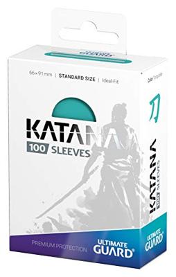 Ultimate Guard Katana Sleeves Standard Size (100) - Turquoise