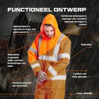 Reflecterende regenjas - Veiligheidsregenjas - XL - thumbnail