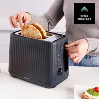 Taurus Jonic Toast Broodrooster 2 sneden 1150 W Zwart - thumbnail