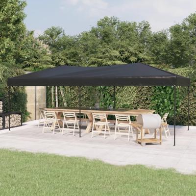 Partytent inklapbaar 3x6 m antracietkleurig