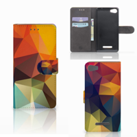 Wiko Lenny 2 Bookcase Polygon Color - thumbnail
