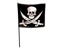 Vlag My Other Me 46 x 32 cm Piraat Schedel Klein - thumbnail