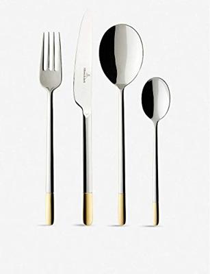 Villeroy & Boch Bestekset Ella - Verguld - 113-delig / 12 personen