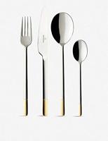 Villeroy & Boch Bestekset Ella - Verguld - 113-delig / 12 personen - thumbnail
