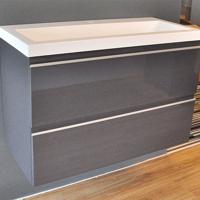 Wiesbaden onderkast 80 cmx36 cm zo.wastafel gl.grijs - thumbnail