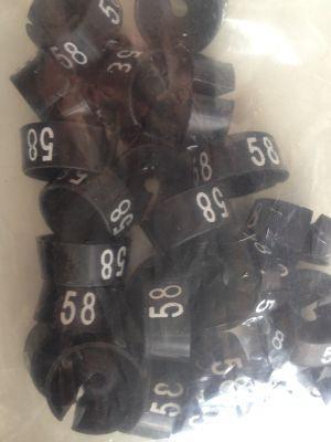 MB zwart/wit 58 voor op kledinghanger