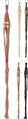 MACRAME HANGER 60CM 4ASS