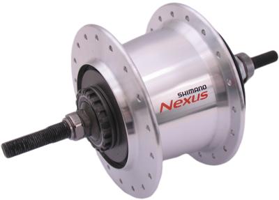 Versnellingsnaaf 7 speed Shimano Nexus 7 SG-C3001 voor rollerbrakes / velgrem 36 gaats - zilver