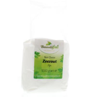 Bountiful Zeezout fijn 1 Kilogram Bountiful Zeezout fijn 1 Kilogram