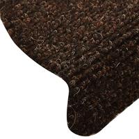 VidaXL Trapmatten zelfklevend 5 stuks 56x17x3 cm bruin halfrond - thumbnail
