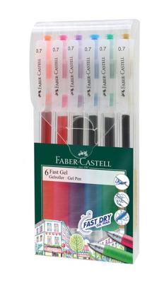 Faber Castell Gelpen Fast Gel etui - 0.7mm