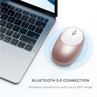 Satechi M1 Muis Bluetooth Optisch Rose gold 1200 dpi - thumbnail