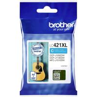 Originele inktcartridge Brother LC-421XLC Cyaan - thumbnail