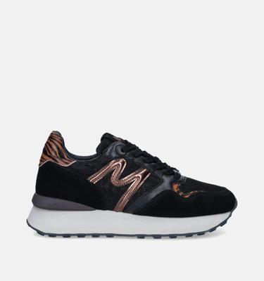 Mexx Sneakers Juju Humper MIEV1003343W-9993 Zwart / Bruin-40 maat 40
