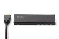Digitus DS-45323 4 poorten HDMI-splitter LED-weergave, Met metalen behuizing, Ultra HD-geschikt 4096 x 2160 Pixel Zwart - thumbnail