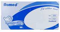 Romed Latex Handschoenen Large - thumbnail