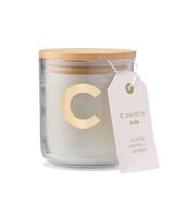 HEMA Kaars in glas Ø8x10cm letter C - thumbnail