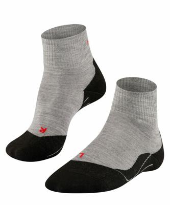Falke TK5 Wander Korte Wandelsok Heren Light Grey 44-45 Falke TK5 Wander Korte Wandelsok Heren Light Grey 44-45